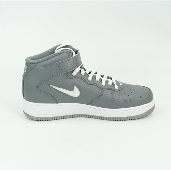 Nike air force 1 mid jewel QS ‘NYC - cool grey’ DH5622-001 2021 size 9.5 - Picture 4 of 8